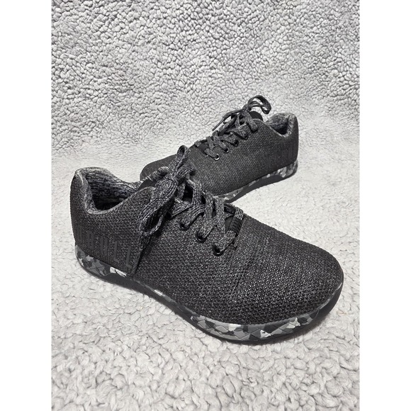 Nobull Digi Camo Black Grey Shoes Sneakers Men's Size 6.5 Superfabric Trainers - Picture 1 of 13